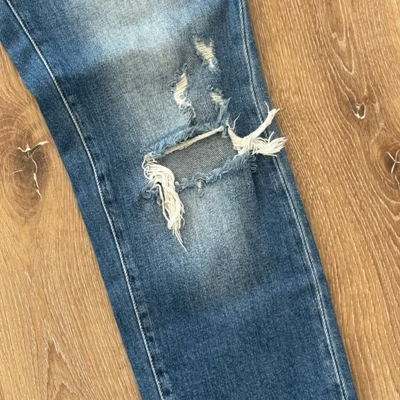 KANCAN - Trixie High Rise Distressed Skinny Jeans - SZ 5 / 26 - Picture 5 of 11